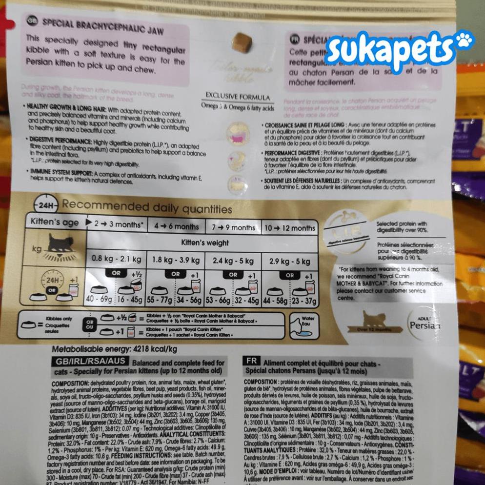 Termurah Royal Canin Kitten Persian Makanan Anak Kucing Persia 400Gr Big Sale