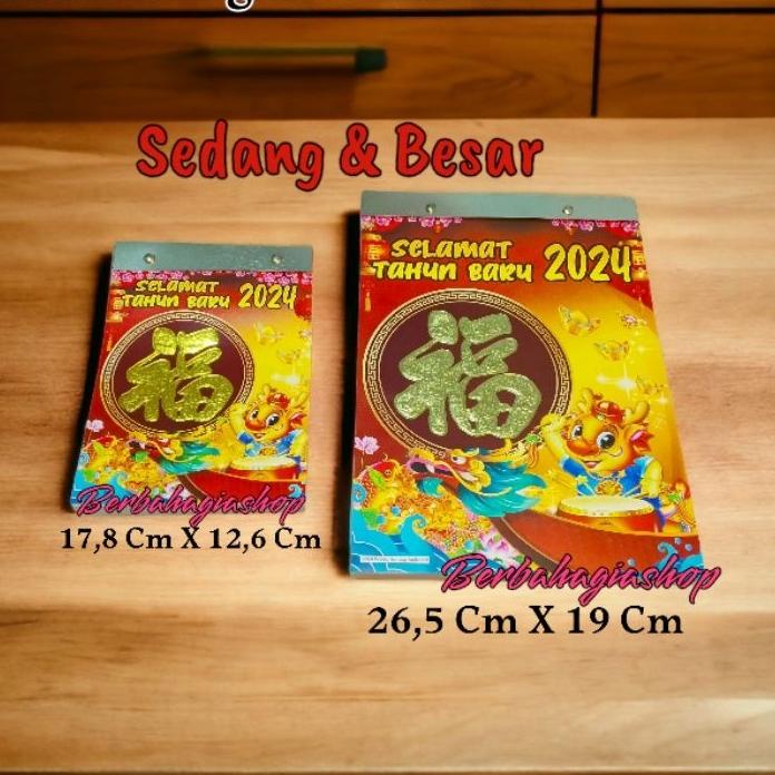 

Kalender Chinese Cina Harian Sobek Tahun Baru 2024 Shio Naga Ukuran Jumbo Besar Lokal Indonesia Terbaru / Calendar Tanggalan Robek China Mandarin Jawa Arab New Year Big Size