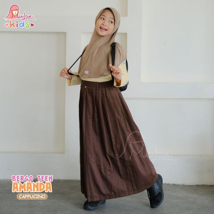 BISA COD - MIULAN TEEN AMANDA JILBAB ANAK SEKOLAH KERUDUNG JERSEY POLOS ANAK
