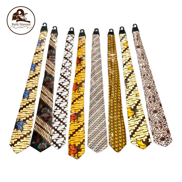 BISA COD - DASI PANJANG PRIA MOTIF BATIK DASI BATIK PRIA KANTOR DASI PANJANG