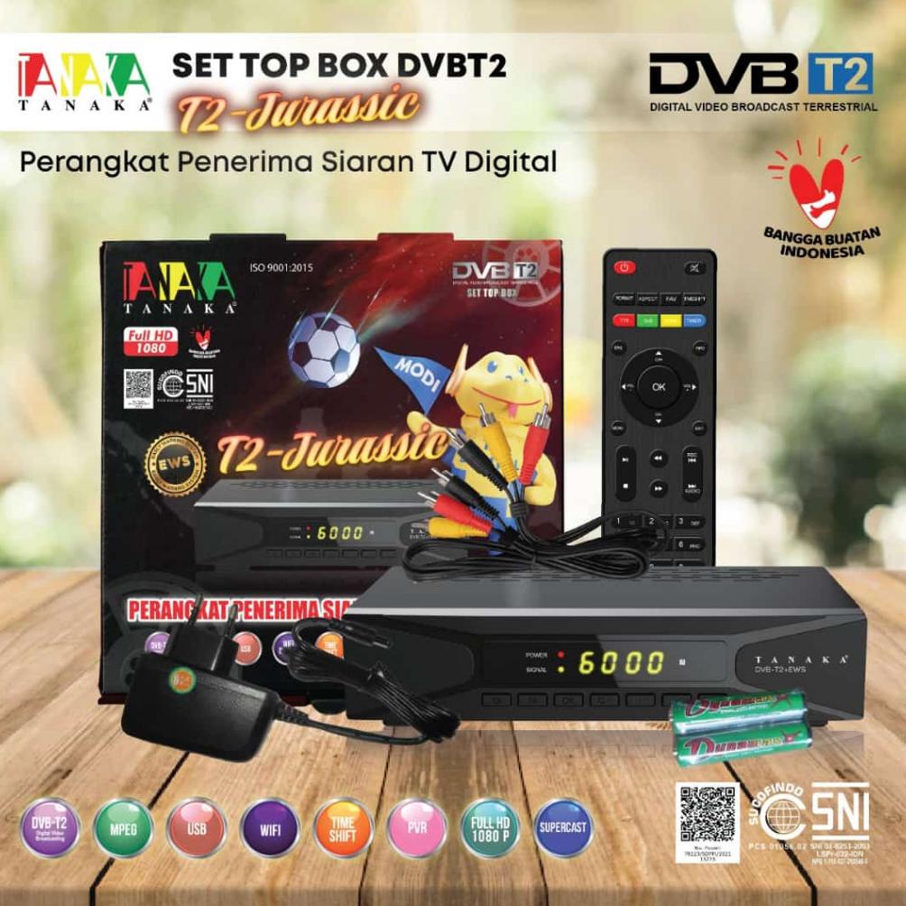 Bisa Cod Receiver Stb / Set Top Box Tanaka Jurassic Body Besi /Reciever Stb Tanaka Jurasic Promo