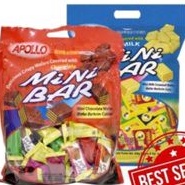 

APOLLO MINI BAR CHOCOLATE WAFER 300GR