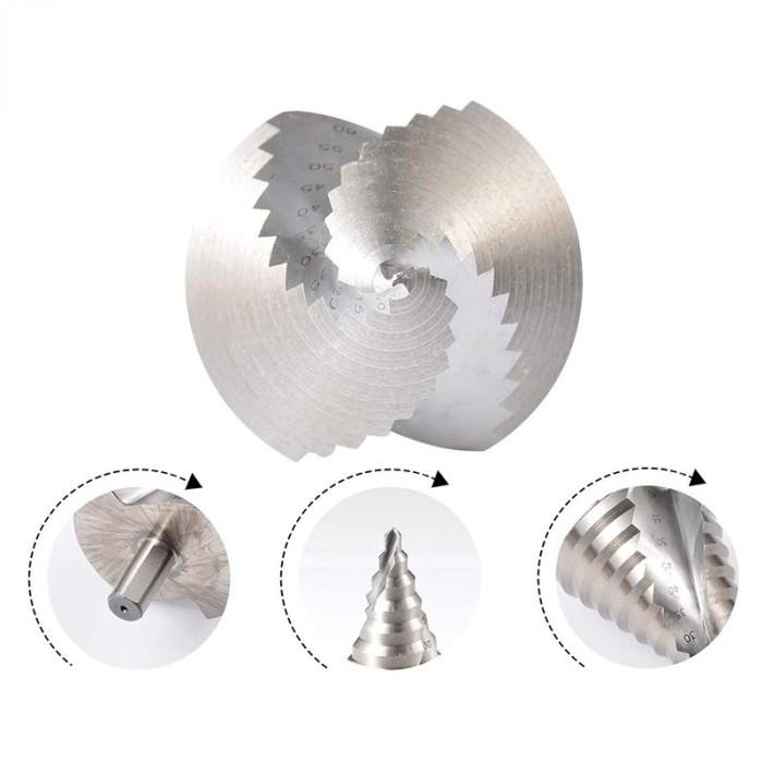 MATA BOR PAGODA 6-60MM / STEP DRIL DRILL SPIRAL / KERUCUT CONE BESI