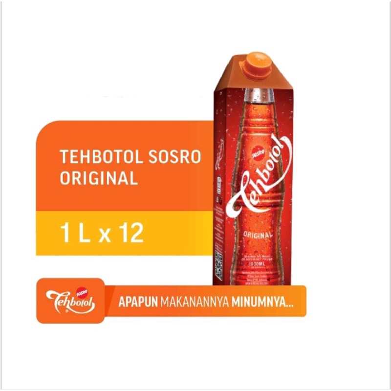 

Teh Botol Sosro Kotak 1 Liter Isi 12 pcs - Kemasan Tetra Pack