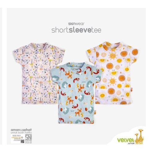 Velvet Tangan Pintar Tshirt Baju Kaos Anak Bayi Laki Laki & Perempuan