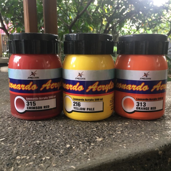 

CAT AKRILIK XPRESSION LEONARDO 500ML / ACRYLIC PAINT / DECOUPAGE ORIGINAL TERBARU