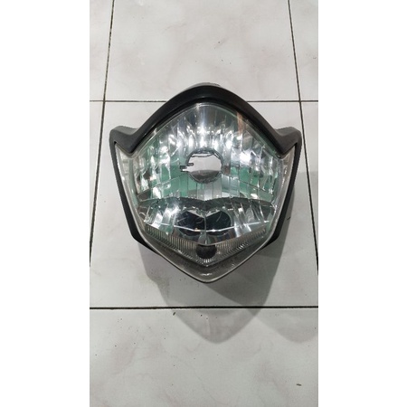 Reflektor lampu depan Yamaha vixion old new lampu oval tahun 2010 2012 original 2nd lepasan motor