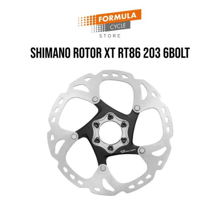 SHIMANO ROTOR XT RT86 203 6BOLT