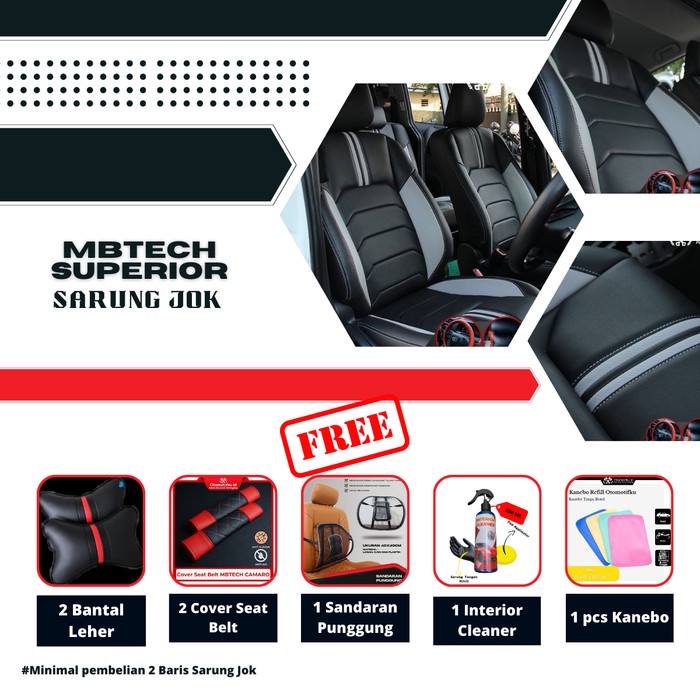 COVER / SARUNG JOK MOBIL TOYOTA AVANZA MBTECH ( BAHAN NEW SUPERIOR )