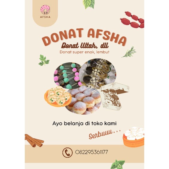 

DONAT Sate ISI 6 Pcs / Empuk, Lembut, Enak