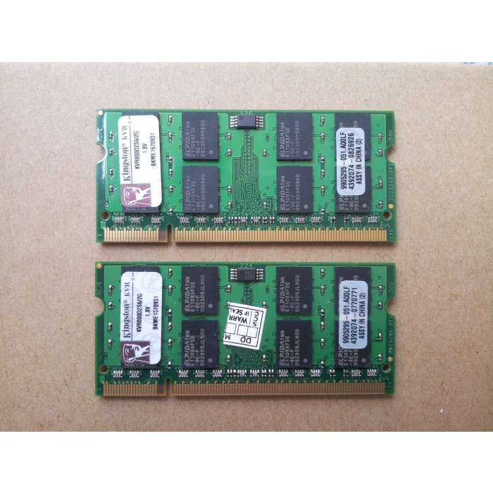 Memory RAM Laptop SODIMM DDR2 - 4GB (2GBx2bh) Kingstone PC6400(800MHZ)