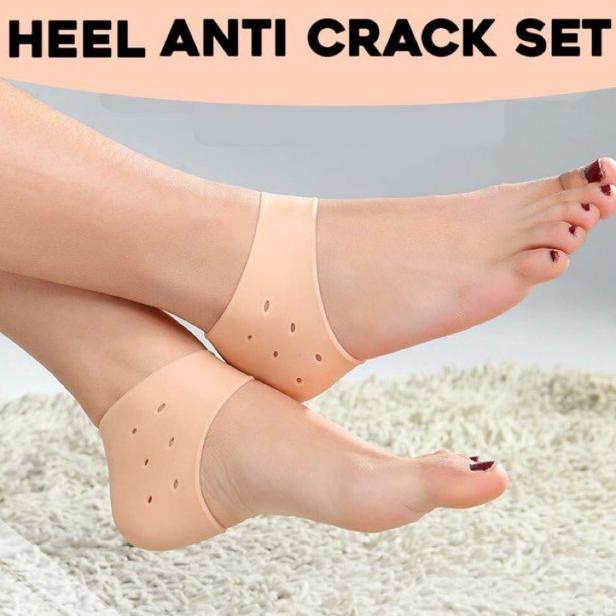 Ags Bantalan Gel Silikon Pelindung Tumit Kaki Untuk Pereda Sakit Tumit