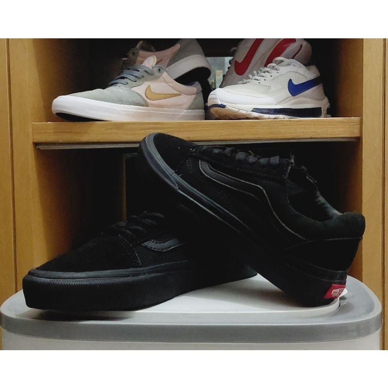 SEPATU SECOND V4N5 OS FULL BLACK/ SNEAKER / FASHION PRIA/WANITA / VINTAGE