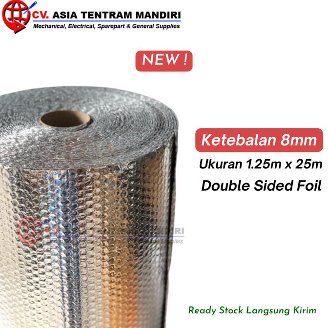 COD ALUMINIUM ALUMUNIUM BUBBLE FOIL ROLL Tebal 8mm Ready Stock