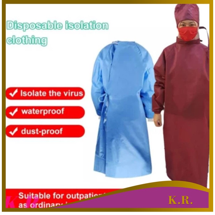 Limited Baju Medis Apd Gown Apd Long Gown Gaun Gamis Spunbond 60-100 Gsm Hemat