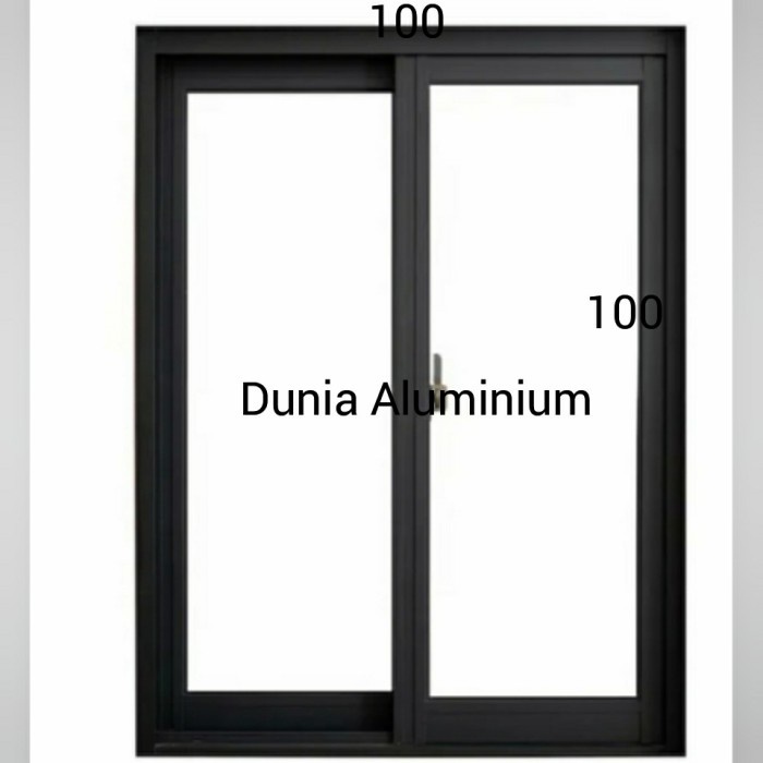 Promo Jendela Aluminium Sliding 100 X 100