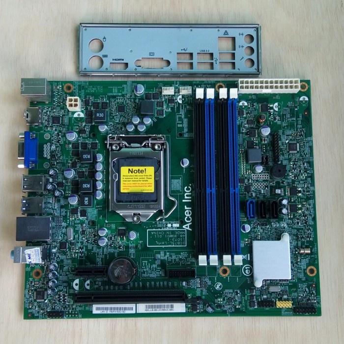 MOBO / MOTHERBOAD ACER B75 SOCKET 1155 4 SLOT RAM DDR3 - SUPPORT GEN 3