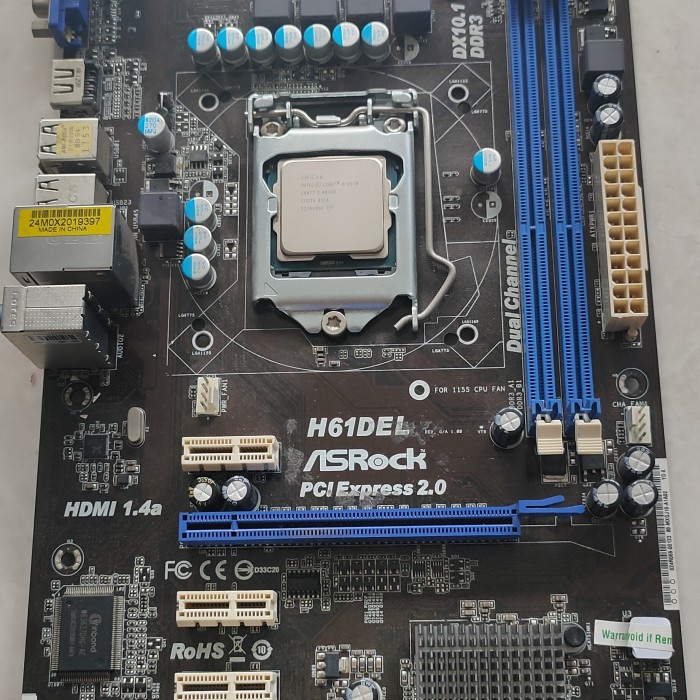 PAKET INTEL CORE I5 3570+HSF+MOBO+RAM 12GB