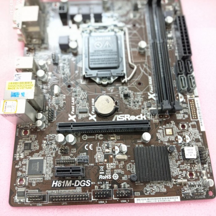 mobo socket LGA 1150 ASROCK H81M DGS