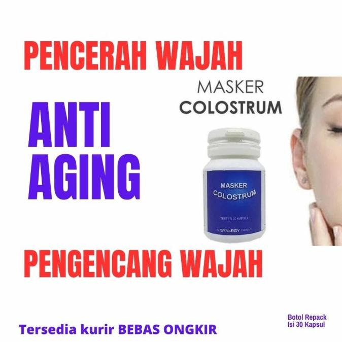 

Masker Wajah Herbal Alami Colustrum Pengencang Kulit Dan Pemutih