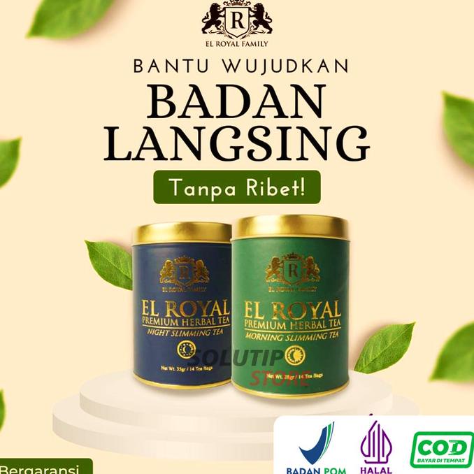 

Teh Pelangsing Perut Buncit Teh Celup El Royal Premium Herbal Tea