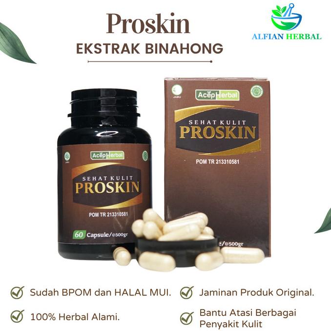 

Sehat Kulit PROSKIN Kapsul Ekstrak Binahong Original Asli Obat Herbal