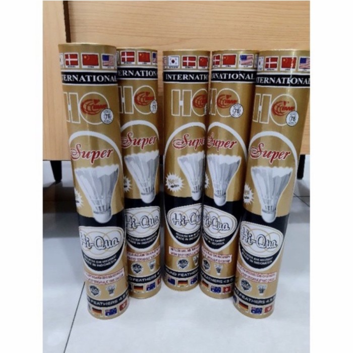 Terlaris Shuttlecock /Kok Hiqua Gold Original Gratis Ongkir
