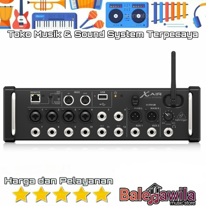PROMO MIXER DIGITAL BEHRINGER XR12 MIXER BEHRINGER XAIR XR 12 #ORIGINAL