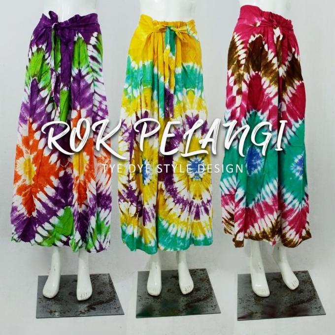 Rok Panjang Wanita Pelangi