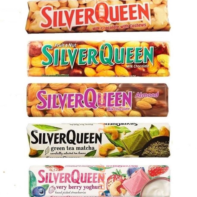 

Silver Queen Milk Chocolate All Varian 28 g / Coklat Silverqueen Kecil
