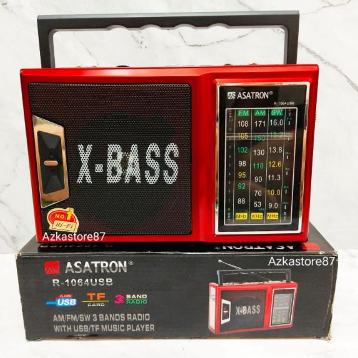 Speaker Radio Asatron R-1064 X-Bass Radio Clasik Bass