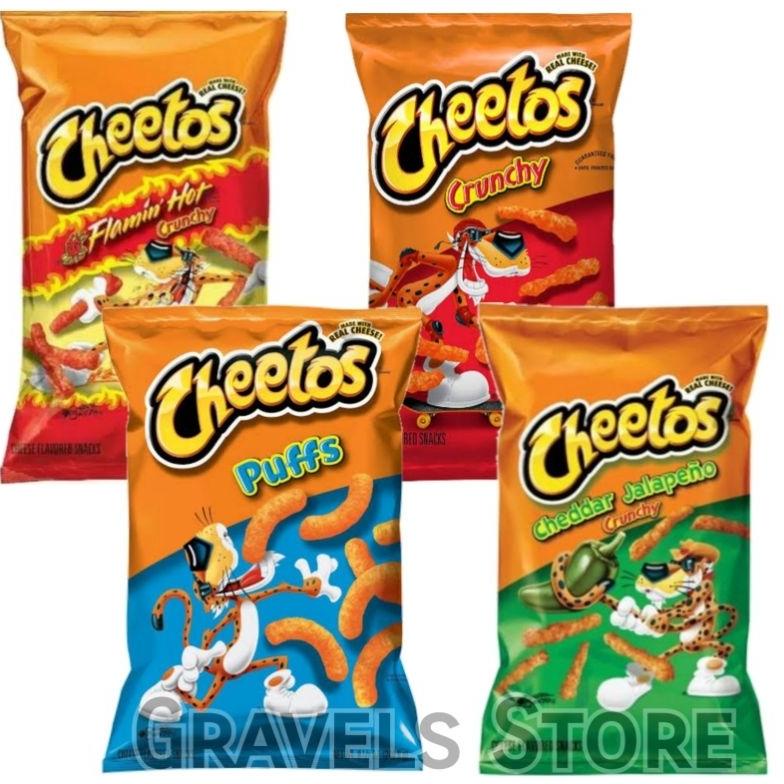 

Ready [BIG SIZE] Cheetos Crunchy Cheese Snack ALL VARIAN - Puffs / Flamin Hot / Jalapeno Crunchy Cheese Snacks