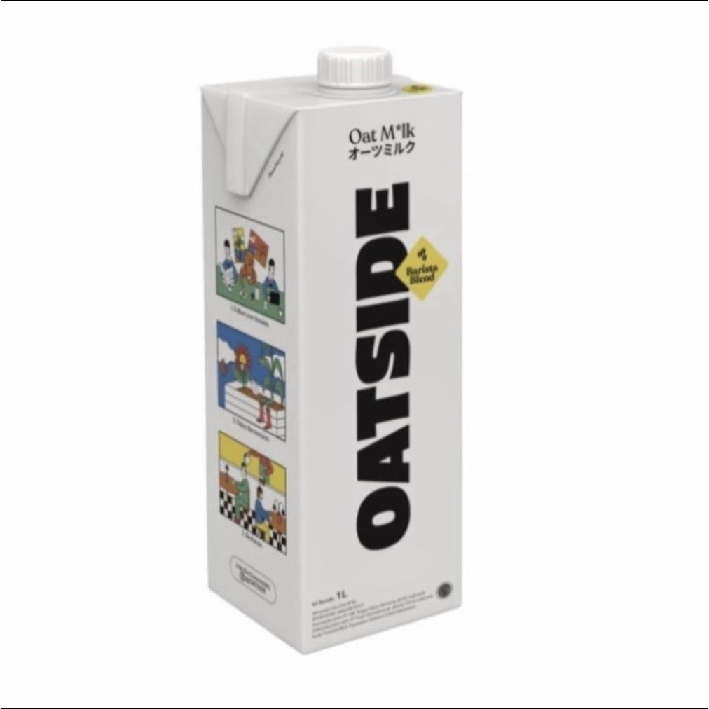 

Ready Oatside Barista Blend Milk 1liter - Susu Oat Gandum - Oat Gosend/Grab