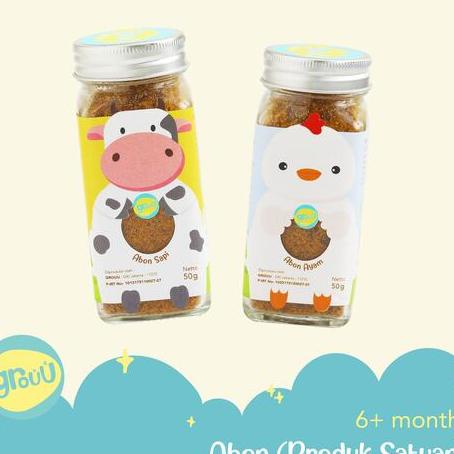 

Grouu - Abon Mpasi & Anak (Abon Ayam, Abon Sapi) - Bb Booster