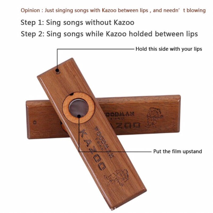 Kazoo Kayu, Alat Musik Tiup