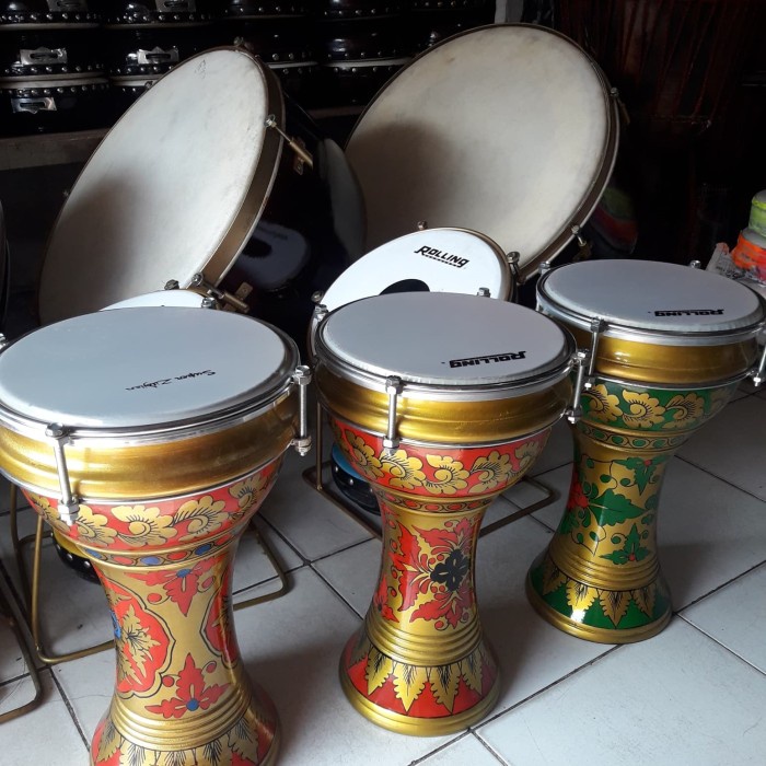 Tumbuk Dumbuk Pinggang Rolling Marawis Batik 8 Inc