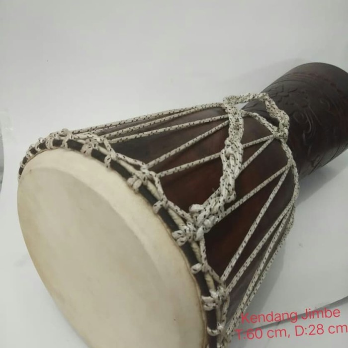 Kendang Gendang Jimbe 60Cm Alat Musik Perkusi