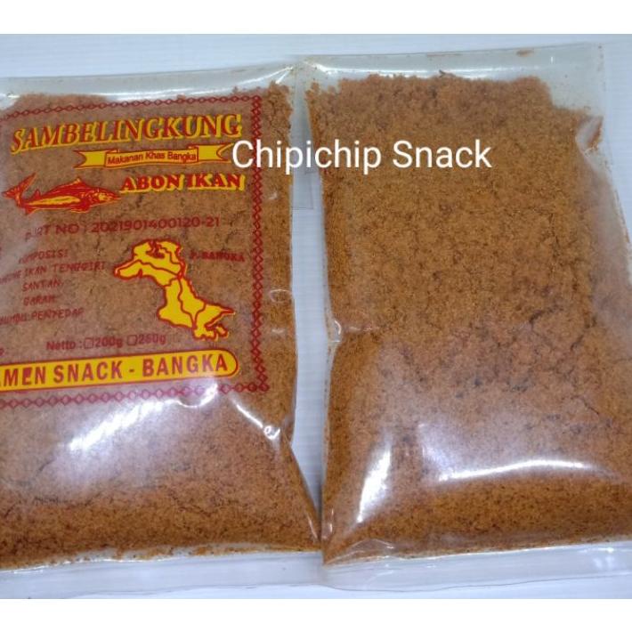 

Abon Ikan Tenggiri Bangka 200 Gram / Sambelingkung Khas Bangka / Abon Ikan / Abon Ikan Enak