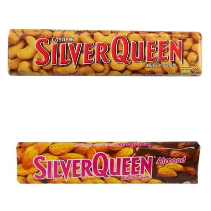 

Silverqueen coklat silver queen 62 gr/Silverqueen cashew almond 62gram