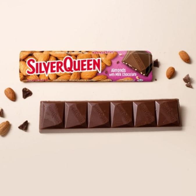 Grosir Silverqueen Coklat Cashew/Silverqueen Almond/10pcs/62gram