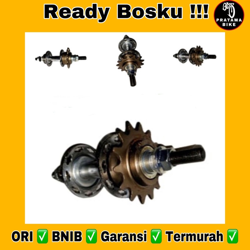 Hub Bos Bosh Pelayaran Sepeda Lubang 36 Komplit Gir Ger Freewheel 14t Murah