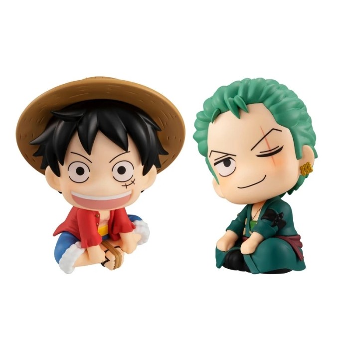 {{{{}}] luffy zoro look up duduk figure one piece
