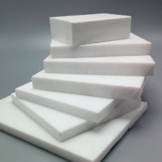 PTFE Teflon 40mm x 40mm x 200mm, PTFE Teflon Sheet Tahan Panas