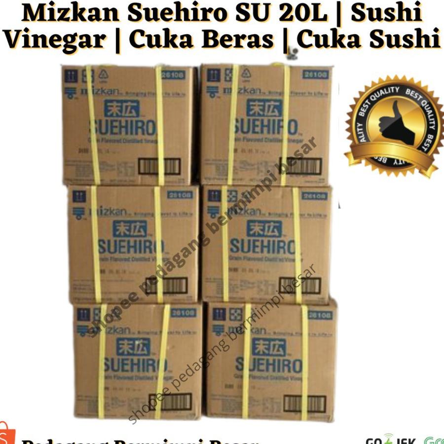 

Gojek/ Grab Zkan Suehiro Su 20L/ Sushi Vinegar/ Cuka Beras /Cuka Sushi