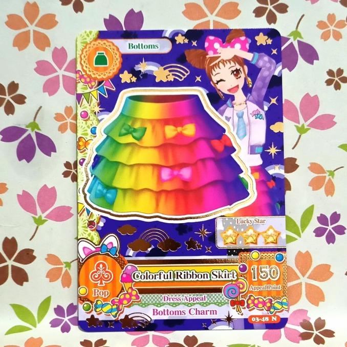 colorful ribbon skirt bottoms otome normal 03-48 N aikatsu versi 3