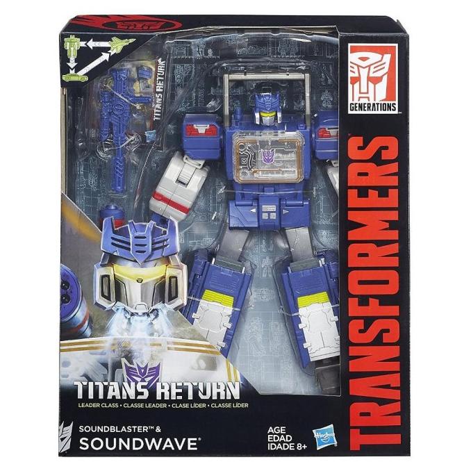 Transformers Generations Titans Return Soundwave & Soundblaster