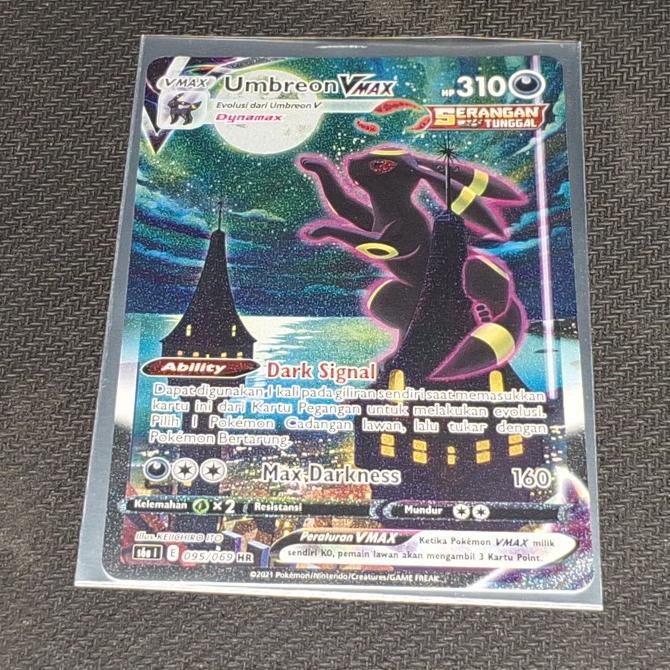 UMBREON VMAX HR AA POKEMON TCG INDONESIA