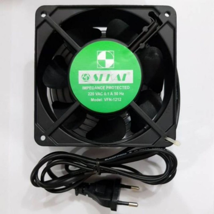 Sekai Cooling Fan 4 Inch Exhaust Mini Pendingin PC/ CPU VFN1212 20Watt
