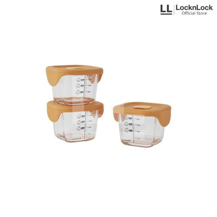 

LocknLock Oven Glass Silicon Cap Baby Food Container - LLG519S3