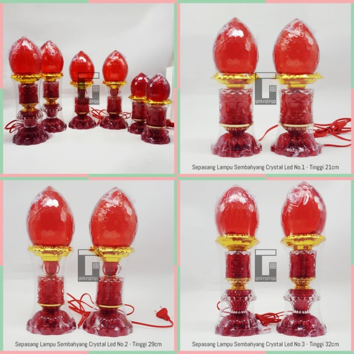 Lilin Lampu Altar Meja Sembahyang Buddha Led Elektrik Listrik Baterai
